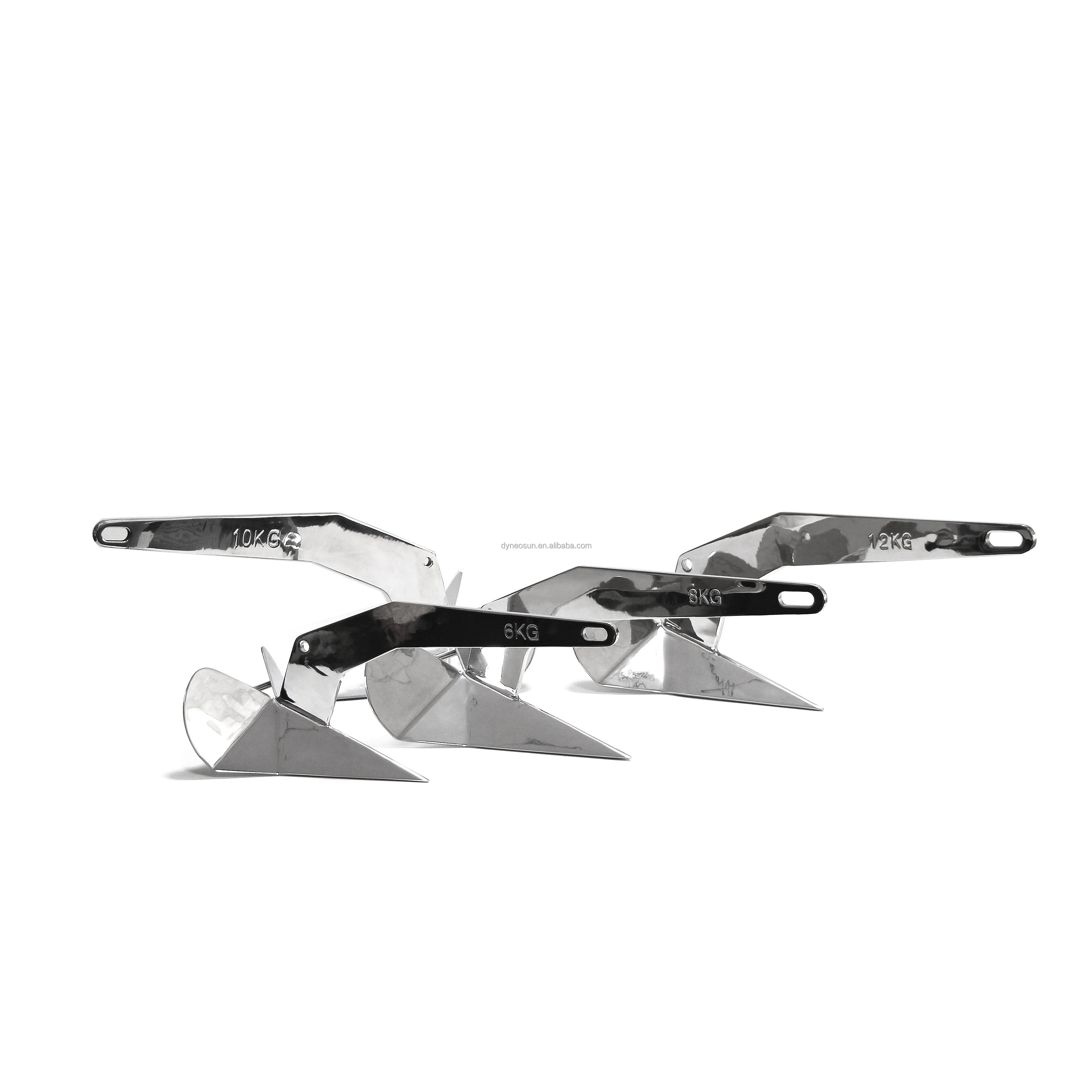 inox boat anchor stainless steel 316 delta flipper type anchor